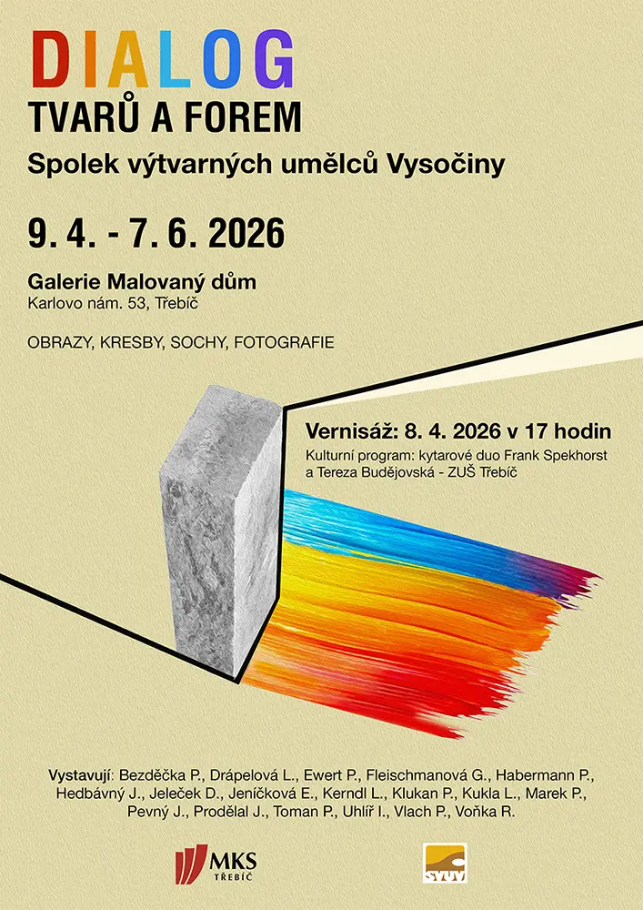 Pozvánka na výstavu D. Jelečka